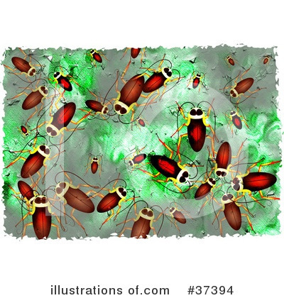 Royalty-Free (RF) Insects Clipart Illustration by Prawny - Stock Sample #37394