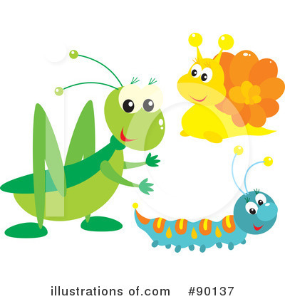 Royalty-Free (RF) Insects Clipart Illustration by Alex Bannykh - Stock Sample #90137