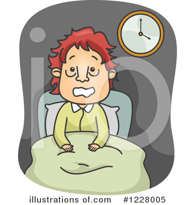 Royalty-Free (RF) Insomnia Clipart Illustration by BNP Design Studio - Stock Sample #1228005