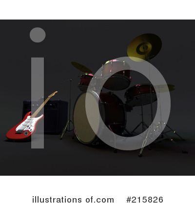 Royalty-Free (RF) Instruments Clipart Illustration by KJ Pargeter - Stock Sample #215826