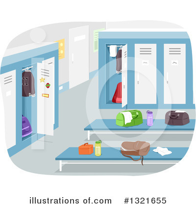 Locker Room Clipart #1321655 by BNP Design Studio