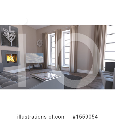 Royalty-Free (RF) Interior Clipart Illustration by KJ Pargeter - Stock Sample #1559054