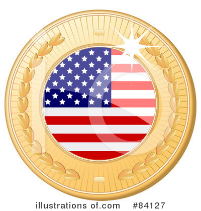 Royalty-Free (RF) International Medal Clipart Illustration by elaineitalia - Stock Sample #84127