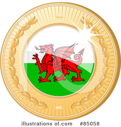 Royalty-Free (RF) International Medal Clipart Illustration by elaineitalia - Stock Sample #85058
