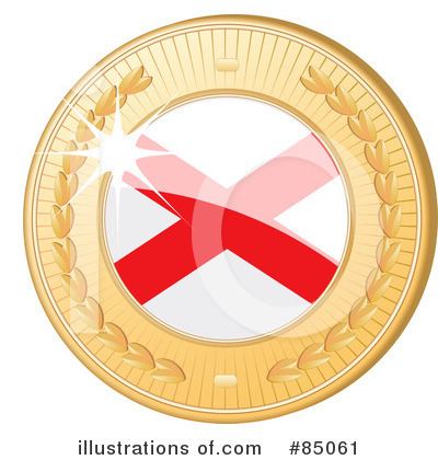 Royalty-Free (RF) International Medal Clipart Illustration by elaineitalia - Stock Sample #85061