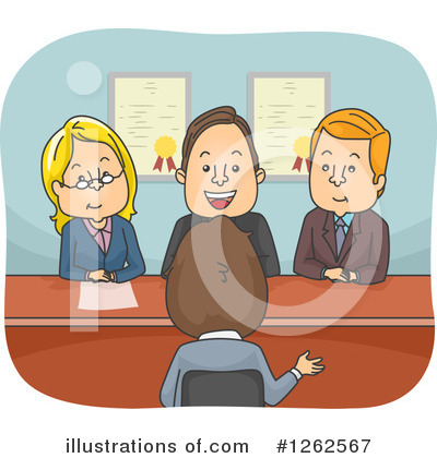 Royalty-Free (RF) Interview Clipart Illustration by BNP Design Studio - Stock Sample #1262567