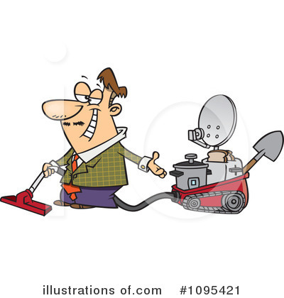 Salesman Clipart #1095421 by toonaday
