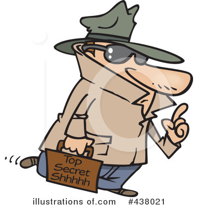 Royalty-Free (RF) Investigator Clipart Illustration by toonaday - Stock Sample #438021