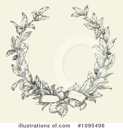 Laurel Wreath Clipart #1095496 by BestVector