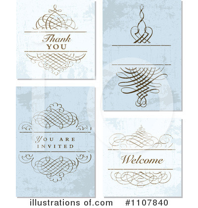Royalty-Free (RF) Invitation Clipart Illustration by BestVector - Stock Sample #1107840