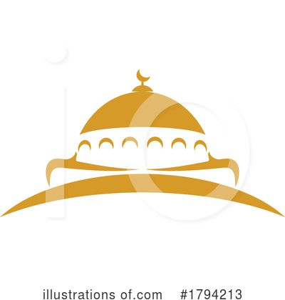 Mosque Clipart #1794213 by Vector Tradition SM