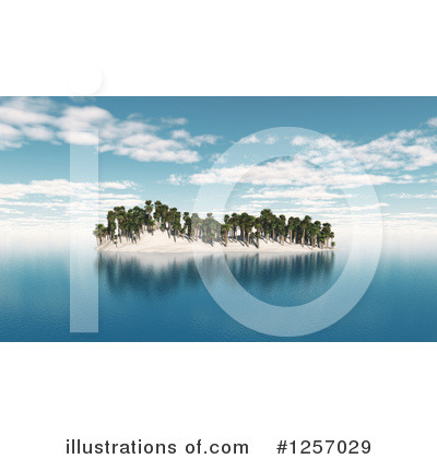 Island Clipart #1257029 by KJ Pargeter