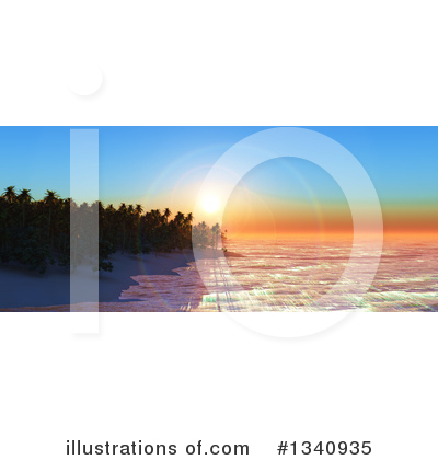 Royalty-Free (RF) Island Clipart Illustration by KJ Pargeter - Stock Sample #1340935