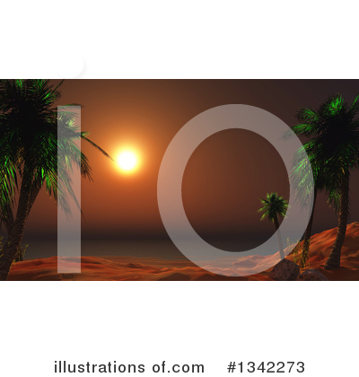 Royalty-Free (RF) Island Clipart Illustration by KJ Pargeter - Stock Sample #1342273
