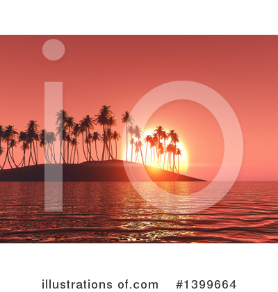 Royalty-Free (RF) Island Clipart Illustration by KJ Pargeter - Stock Sample #1399664