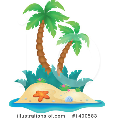 Palm Trees Clipart #1400583 by visekart