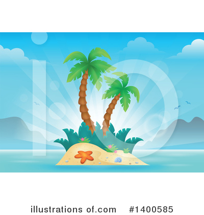 Royalty-Free (RF) Island Clipart Illustration by visekart - Stock Sample #1400585