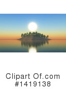 Island Clipart #1419138 by KJ Pargeter
