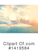 Island Clipart #1419584 by KJ Pargeter