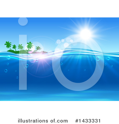 Royalty-Free (RF) Island Clipart Illustration by Vector Tradition SM - Stock Sample #1433331