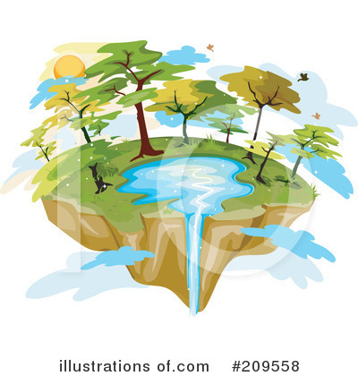 Royalty-Free (RF) Island Clipart Illustration by BNP Design Studio - Stock Sample #209558