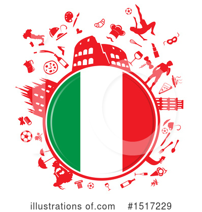 Royalty-Free (RF) Italy Clipart Illustration by Domenico Condello - Stock Sample #1517229