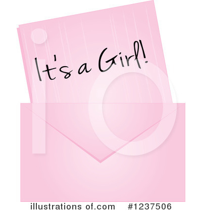 Its A Girl Clipart #1237506 by Pams Clipart