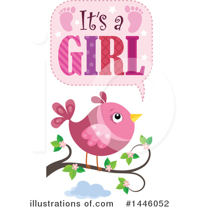 Its A Girl Clipart #1446052 by visekart