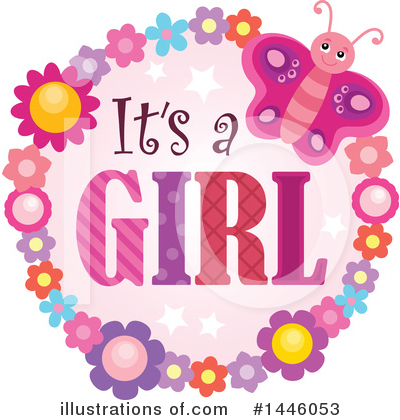 Its A Girl Clipart #1446053 by visekart