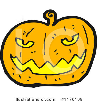 Royalty-Free (RF) Jack O Lantern Clipart Illustration by lineartestpilot - Stock Sample #1176169