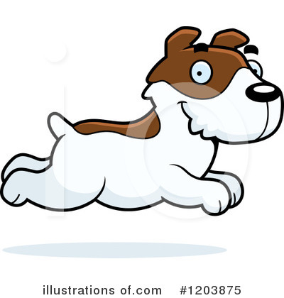 Jack Russell Terrier Clipart #1203875 by Cory Thoman