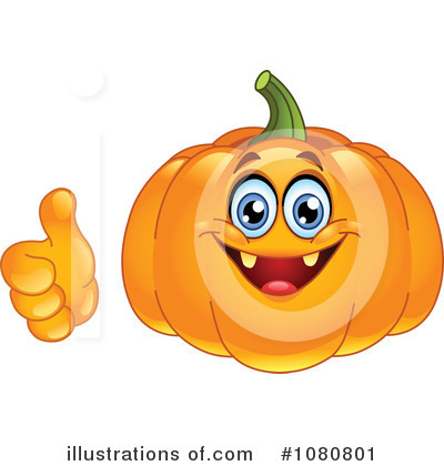 Halloween Pumpkin Clipart #1080801 by yayayoyo