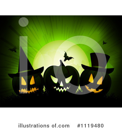 Halloween Pumpkin Clipart #1119480 by elaineitalia