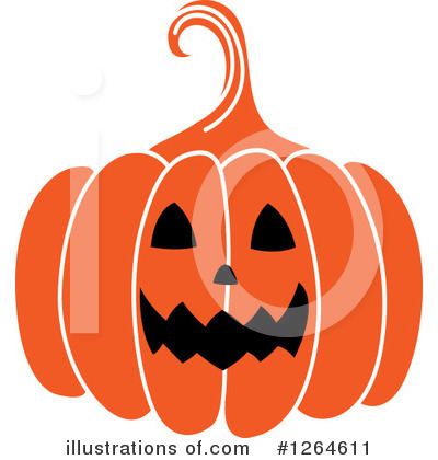 Royalty-Free (RF) Jackolantern Clipart Illustration by Vector Tradition SM - Stock Sample #1264611