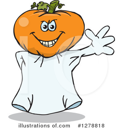 Pumpkin Clipart #1278818 by Dennis Holmes Designs