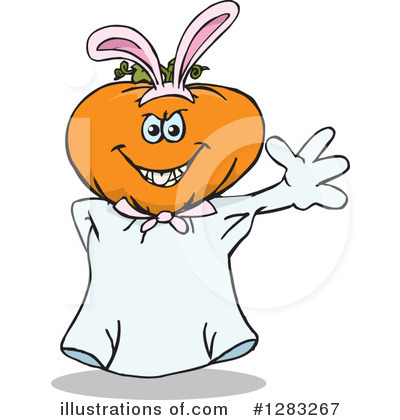 Pumpkin Clipart #1283267 by Dennis Holmes Designs