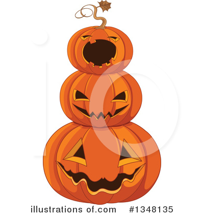 Halloween Pumpkin Clipart #1348135 by Pushkin
