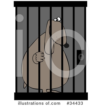 Royalty-Free (RF) Jail Clipart Illustration by djart - Stock Sample #34433