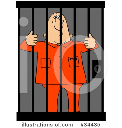 Royalty-Free (RF) Jail Clipart Illustration by djart - Stock Sample #34435