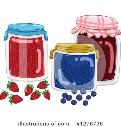 Blueberries Clipart #1276736 by BNP Design Studio