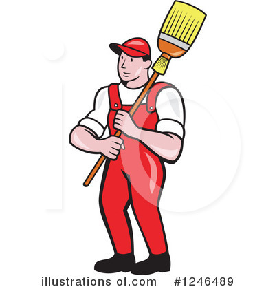 Janitorial Clipart #1246489 by patrimonio