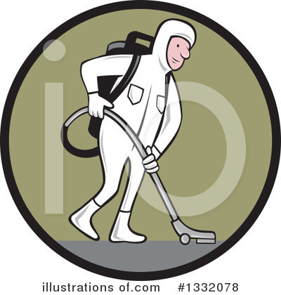 Royalty-Free (RF) Janitor Clipart Illustration by patrimonio - Stock Sample #1332078