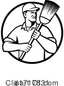 Janitor Clipart #1717831 by patrimonio