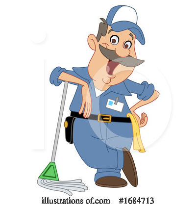 Janitor Clipart #1684713 by yayayoyo