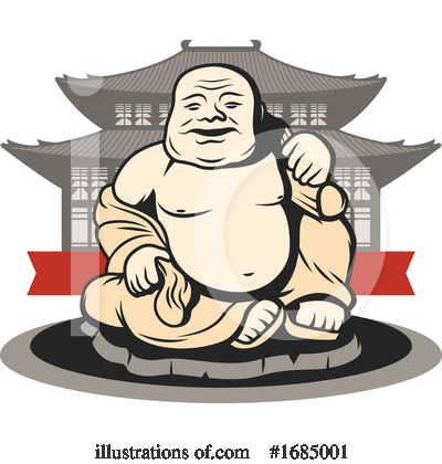 Buddha Clipart #1685001 by Vector Tradition SM