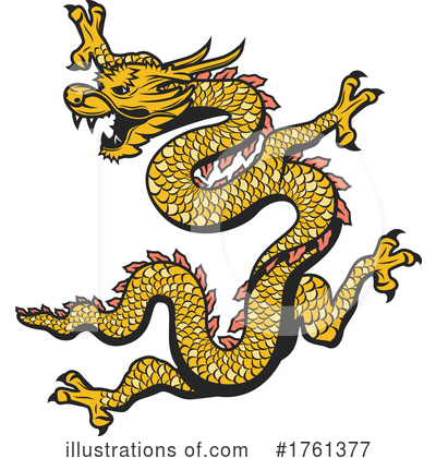 Chinese Dragon Clipart #1761377 by Vector Tradition SM