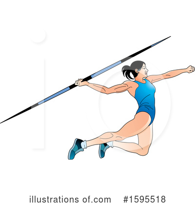 Royalty-Free (RF) Javelin Clipart Illustration by Lal Perera - Stock Sample #1595518