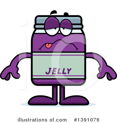 Royalty-Free (RF) Jelly Mascot Clipart Illustration by Cory Thoman - Stock Sample #1391076