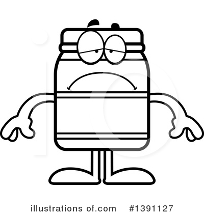 Royalty-Free (RF) Jelly Mascot Clipart Illustration by Cory Thoman - Stock Sample #1391127