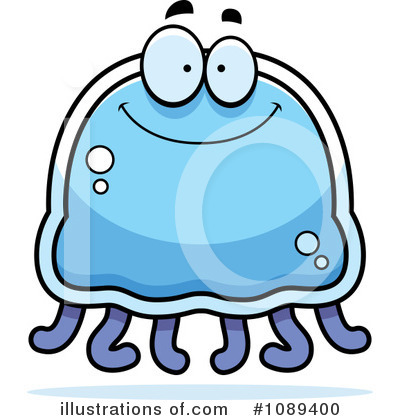 Royalty-Free (RF) Jellyfish Clipart Illustration by Cory Thoman - Stock Sample #1089400